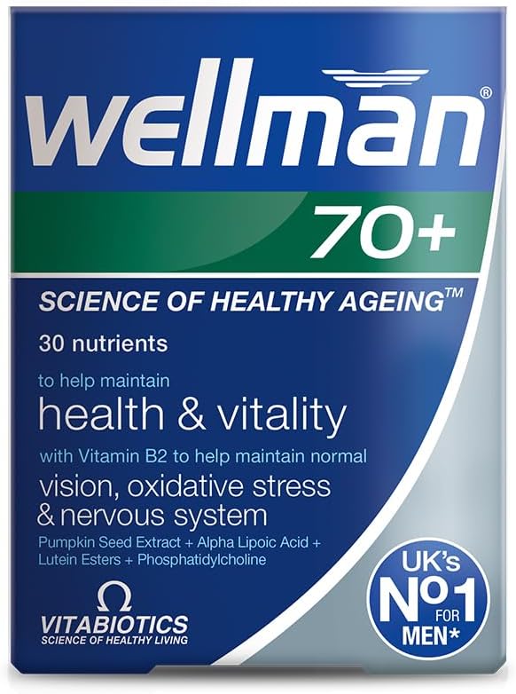 Vitabiyotiks Wellman 70+ 30 Tabs