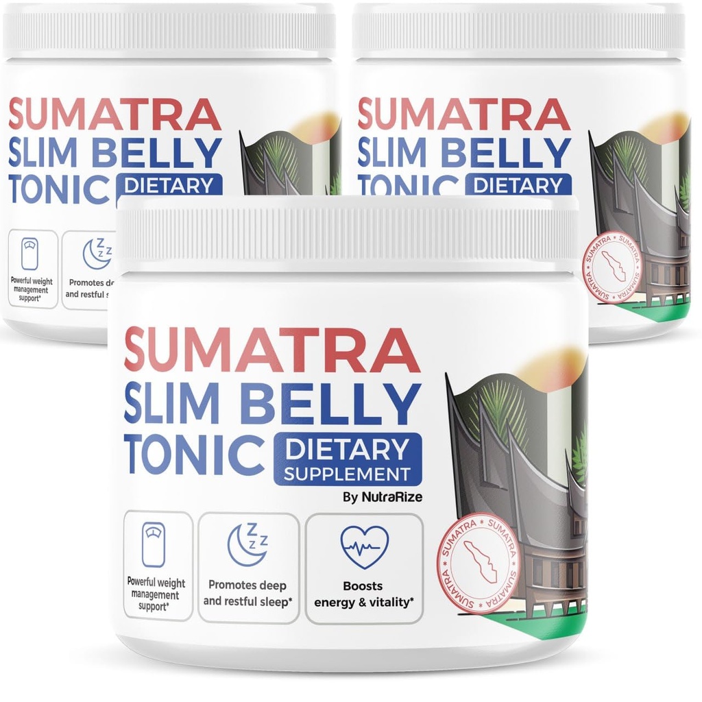 NutraRize (Üç Sumatra Slim Belly Tonic Toz - Diyet Tamam, Tüm Doğal En Güçlü Toz, Yorumlar