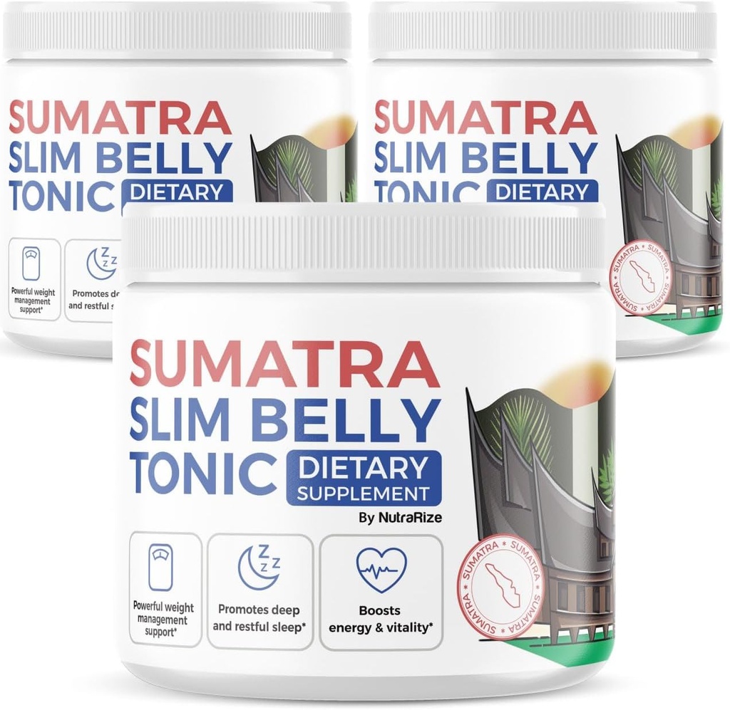 NutraRize (Συσκευασία 3 Sumatra Slim Bely Tonic Powder - Συμπλήρωμα διατροφής, All-Natural Μέγιστη Δύναμη Σκόνη, Κριτικές