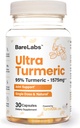 Turmeric Curcumin Capsules for Joint & Immune Support + High Abxia Single Dose, Water-Dispersible Formula - 30 Day Supply