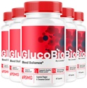 (5 Pack) GlucoBio Capsules - Resmi Gluco Bio Support Pills, Genel Denge için Gelişmiş Formula, GlucoBio Pills, GlucoBio Supplement, Glucovio Yorumlar, 150 Capsules for 5 Ay
