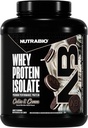 NutraBio 100% Whey proteini Isolate protein Toz, 25g Protein tam Amino asit profili, Soy ve Gluten Free, Low Carb ve Low Calorie Whey Protein Toz, Kurabiyeler ve Krem, 5 Lbs.
