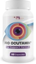 Pro Ocutamin - Μάτια Υποστήριξη Φόρμουλα - Υποστήριξη Υγιεινή Όραμα - Βοήθεια Μειωμένη Οφθαλμική Στέλεχος, Θολή Όραμα, Πόνος στα Μάτια - Βοήθεια Αντιδράσεις του Μπλε Φωτός - Όραμα Συμπλήρωμα Υγείας - Δείτε σαφώς Ημέρα & Νύχτα