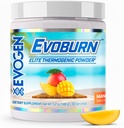 Evogen Evoburn - Men & Women | Enerji, Focus, & Appetite Control | Gelişmiş Metabolism ATM Fat Burner Formula MitoBurn & Caffeine | Mango | 30 Servisler