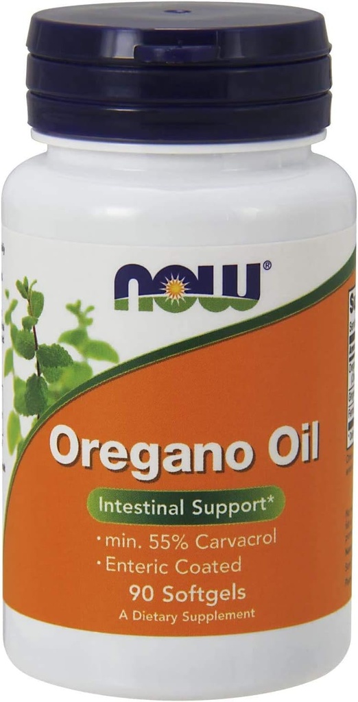 Şimdi Gıdalar Oregano Oil Enteric, 90 Softgels (270 Softgels)