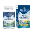 Nordic Naturals Arctic Cod Liver Oil, Lemon - 90 Soft Gels - 750 mg Total Omega-3s with EPA & DHA - Heart & Brain Health, Health Immunity, General Wellness - Non-GMO - 30 Hizmetler