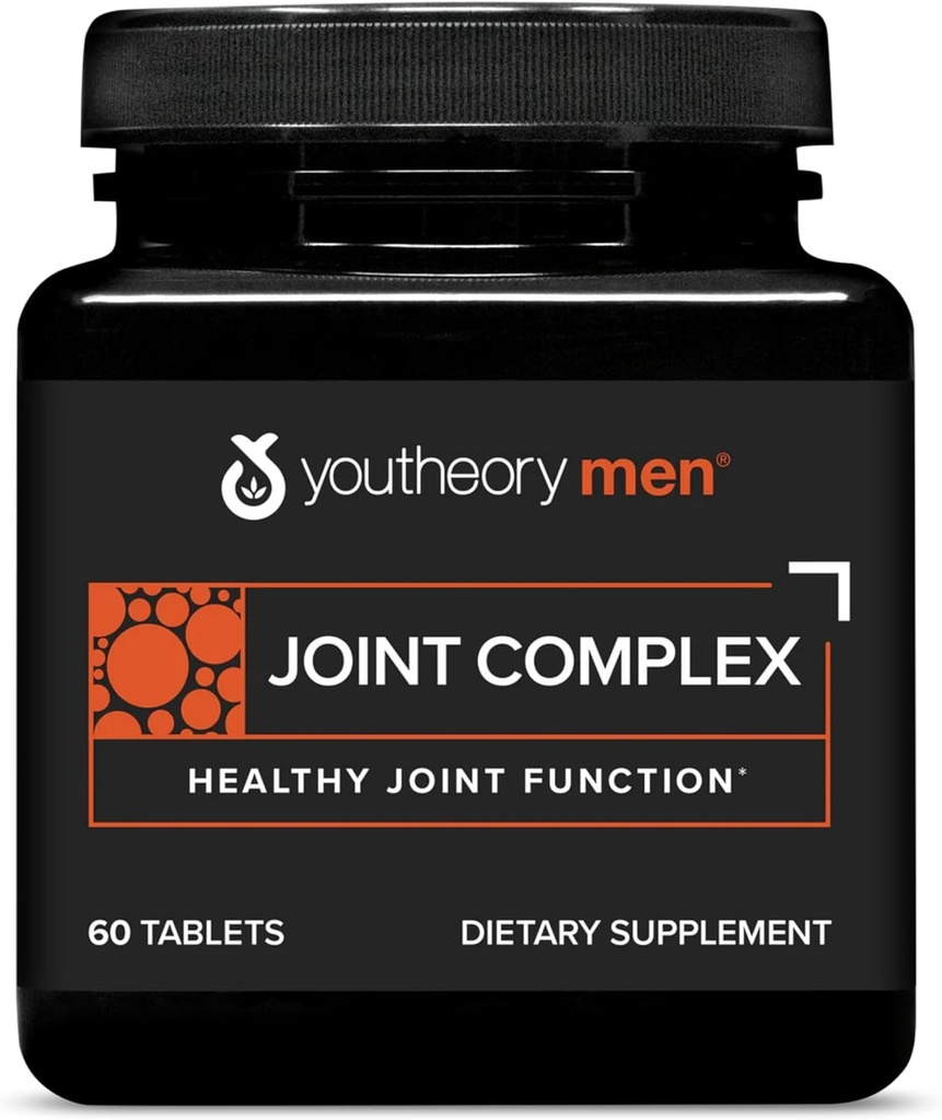 Erkekler için Ortak Kompleks - Boswellia, Ginger, Turmeric, & UC-II Collagen, 60 Tablet