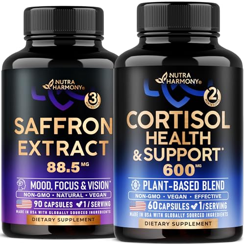 Κάψουλες υποστήριξης NUTRAHARMONY Saffron Extract & Cortisol