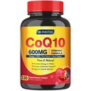 CoQ10 600 mg Softgels CoQ10 Supplement - CQ10 Coenzyme-Q10 ile Omega 3 & PQ & Vitamin E, CoQ10 400 mg Softgels, 60 Servisler