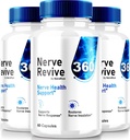 (3 Pack) Nerve Revive 360 Supplement, All Natural Nerve Support for General Wellness, Premium Formula, NerveRevive 360 Vitamin Capsules, Resmi İncelemeler (180 Capsules)