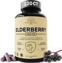 C vitamini, çinko ve Ginger ile yaşlılık - Potent Immune ATM 5000 Mg Elderberry, çinko, & C - Yetişkinler için olmayanlar Vibrant'ı hissetmenize yardımcı olmak için, 120 Caps