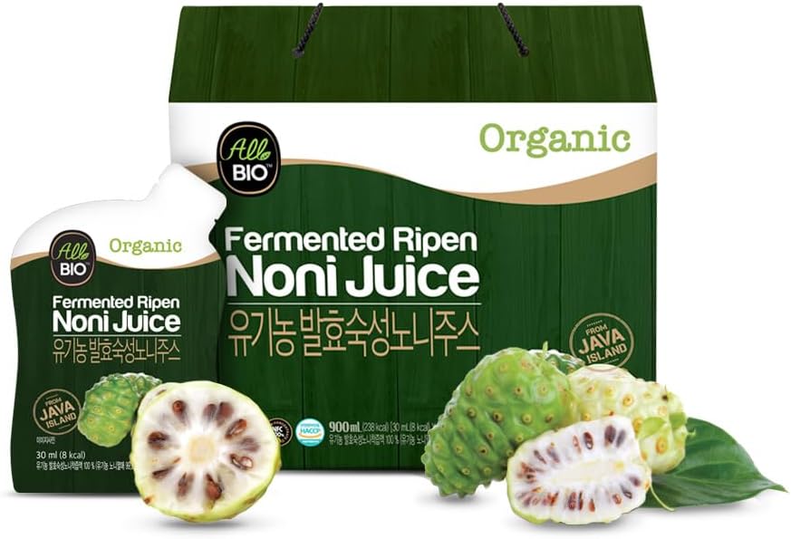 Εκχύλισμα Java Organic NONI Juice - 1 fl oz x 30 Daily Pack - 100% ζύμωση από ALLBIO