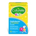 Culturelle Kids Complete Chewable Multivitamin + Probiotic Για Παιδιά, Ηλικίες 3+, 50 Count, Digestive Health, Στοματική Υγεία & Ανοσολογική Υποστήριξη - Με 11 Βιταμίνες & Ορυκτά, συμπεριλαμβανομένης της βιταμίνης C, D3 & Ψευδάργυρος