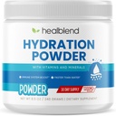 heelblend Hydration Powder - Ηλεκτρολυτές Μείγμα Ποτού με Μαγνήσιο, Ψευδάργυρο, Αλάτι Real Ιμαλαΐων, Βιταμίνη C, B Complex για Αντοχή & Ενέργεια