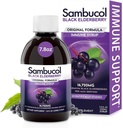 Sambucol Black Elder Syrup – Sambucus Elderberry Syrup for Yetişkinler Immune Support, Elderberry Liquid, Elderberry Extract, Gluten Free - 7.8 Fl Oz