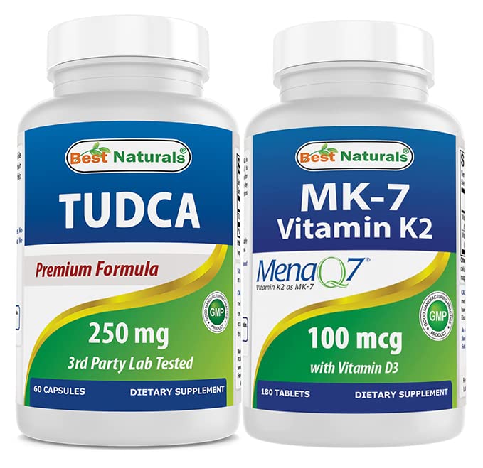 Best Naturals TUDCA 250mg & Βιταμίνη K2 (MK7) με D3