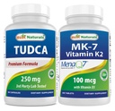 Best Naturals TUDCA 250mg & Vitamin K2 (MK7) with D3