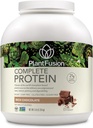 PlantFusion Complete Vegan Protein Toz - BCAAs, Digestive Enzymes and Pea Protein - Keto, Gluten Free, Soy Free, Non-Dairy, No Sugar, Non-GMO - Rich Chocolate 5 lb