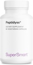Supersmart - Peptidyss günde 1200 mg (Patented & High Potency) - Balık Protein Hidrolysate Supplement - Peptides & Amino Asits Kompleks | Non-GMO & Gluten Free - 90 Vegetarian Capsules