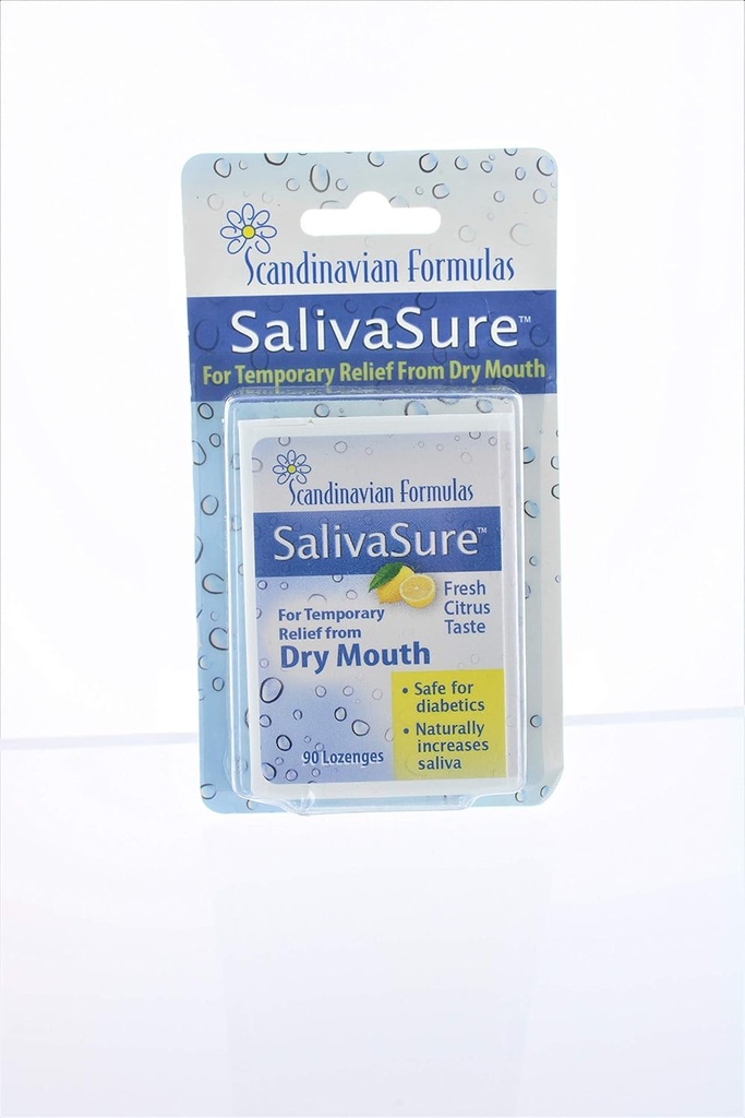 Nozovent İskandinav Formulas SalivaSure Lozenges 90 ea (Pack of 2)
