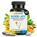 Trio Mood Joy | Premium 5-HTP, St Johns Wort, Ashwagandha & Turmeric | Ashwagandha Capsules Natural Calm & Relaxed Mood | Mood Support Supplement | 60 Day Supply*