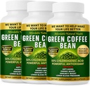 Green Coffee Bean Extract, 100% Pure Green Coffee Bean Capsules,% 50 klorojenik asit, 10.000 mg Güçlü, 180 Capsules, 6 Ay Supply, Non-GMO ve Gluten Ücretsiz, Geleneksel Herbal Supplement