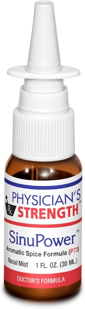 Doktor'un Güçlü SinuPower Mist - 1 fl oz - Sağlıklı Nasal Membranlar ve Sinuses - P73 Oregano - Non-Addictiveive