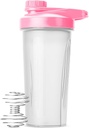 Mr. Pen Shaker Şişes - 28 oz, Pink Protein Mixer Şişesi, Protein Shakes için Shaker Şişeler