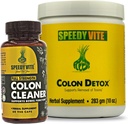 Tamam Kolon Detox & Cleanse Set (10oz Toz Detox, 60 Veg Tablet Cleanse)