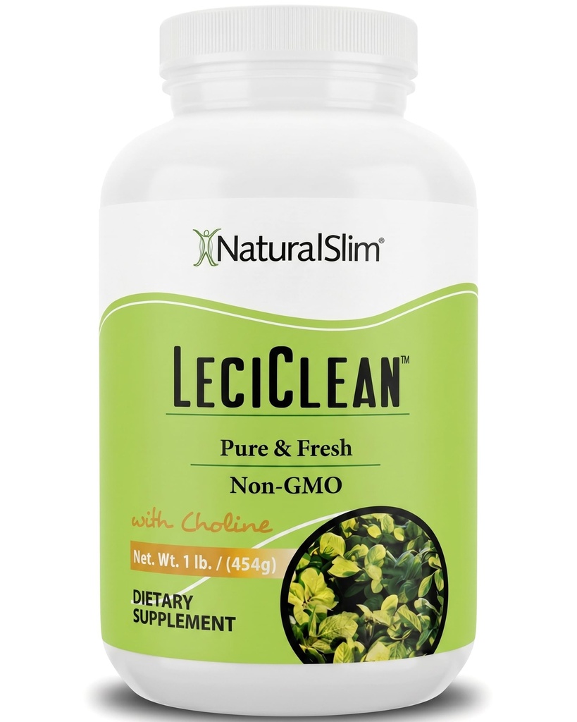 NaturalSlim Natural Soy Lecithin Granules with Choline - Pure & Fresh Granated Lecithin Supplement for Cleansing & Cognitive Support - Non-GMO Food Grade - 1 Pound