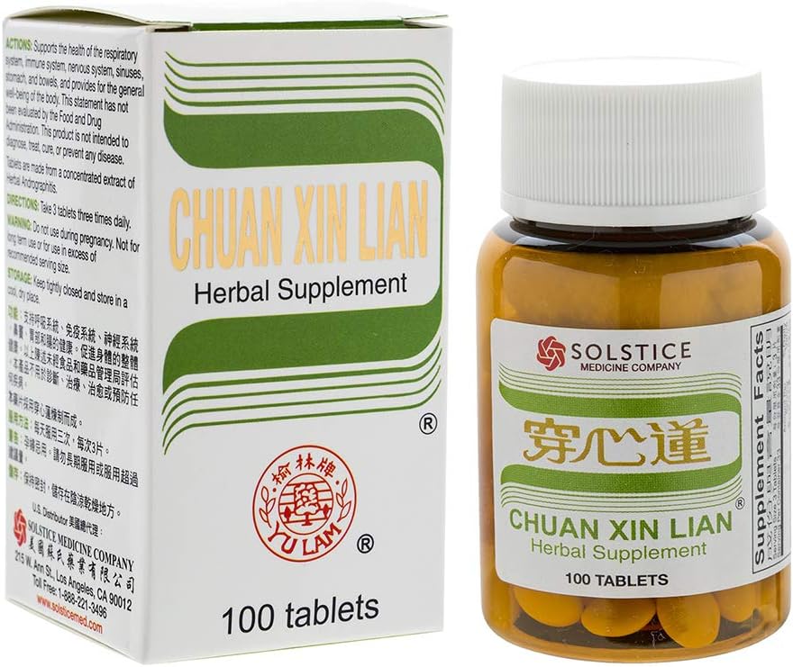 Chuan Xin Lian - 100 δισκία, (Επιφανειοδραστικό)