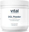 Vital Nutrients DGL Toz | Vegan DGL Licorice Root Extract to Support Health Stomach Lining and Digestive Tract* | Gluten, Süt, Soy Free | Non-GMO | 120g