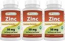 En İyi Doğallar Çinko Supplement, çinko Gluconate 50 mg 240 Tablet Paket 3