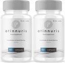 (2 Pack) Κάψουλες Atinnuris, Atinnuris συμπλήρωμα διατροφής, Atinnuris για να βοηθήσει Soothe Ear Nerves, Atinnuris για να υποστηρίξει υγιή ακοή, Atinnuris Advanced Formula Pills, Atinnuris Κριτικές (120 κάψουλες)