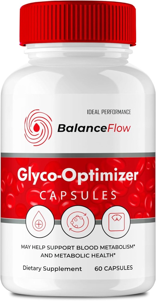 Akış Glyco Optimizer Supplement Capsules, BalanceFlow Health & Wellness Support Pills - maksimum Güçlü, Denge Flo All Natural Advanced Formula, BalanceFlo Pills Yorumlar (60 Capsules)