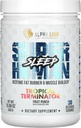 ALPHA LION Superhuman Sleep Supplement, Night Time Aid, Muscle Recovery, Muscle Builder & Winer, Body Piano (30 Hizmetler, Meyve Flavor)