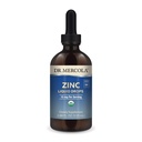 Dr. Mercola Zinc Liquid Drops - Υποστηρίζει την Ανοσοποιητική & Οργανική Υγεία - 15 mg Βιολογικές Υγρές σταγόνες ψευδάργυρου - USDA Organic - NSF Certified - Μη ΓΤΟ, Χωρίς γλουτένη & χωρίς σόγια - 3,88 fl oz (28 Services)