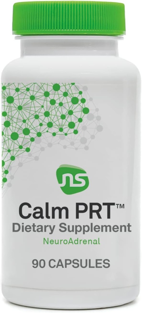 Nörobilim Calm PRT - Rhodiola Rosea Adrenal Health Supplement to Support Sleep, Mood, Regulate Stres + Anksiousness - Uyku Tamamını Glycine, Taurine, Cortisol (90 Capsules)