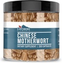 Earthborn Elements Chinese Motherwort 200 Capsules, Pure & Undiluted, No Additives