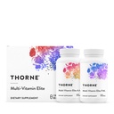 THORNE - Multi-Vitamin Elite - Daily Nutritional Supplement - AM Formula Supports Cellular Energy Production &PM Formula Supports Restful Sleep* - Gluten-Free, Dairy-Free - 180 Capsules - 30 Servisler