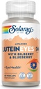 SOLARAY Advanced Lutein Eyes 24 mg - Συμπληρώματα λουτεΐνης και ζεαξανθίνης - Υποστήριξη για την υγεία των ματιών με εκχύλισμα βατόμουρου και Bilberry - Vegan, 60-Day Εγγύηση, Εργαστήριο Επαληθευμένο - 60 Μερίδες, 60 VegCaps