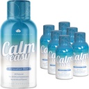 Calm & Easy - Doğal Stres Yardımı Shot, KSM-66 Ashwagandha, Suntheanine L Theanine, Calming Adaptogen Drink, Relaxation, Focus, and Mood | 2 oz Liquid Şişe (6 Pack)
