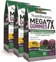 Nature's Answer Sambucus Mega Gummies | 7X More Elderberry Concentration | Alkol-Free, Gluten-Free, Gelatin-Free, Vegan, Non-GMO & No Preservatives | 30ct Gummies (Pack of 3)