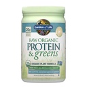 Life Raw Organic protein & Greens Lightly Sweet, Vegan protein Toz for Women and Men, Plant and Pea protein, Greens, Probiyotiks, Gluten Free Low Carb Shake Made Without Dairy 20 Services