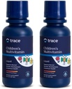Trace Minerals | Kid's Multi | Sıvı Multivitamin Supplement with Vitamin C, çinko, & Minerals | Çocuklarda Sağlıklı Kemikler ve Immunity | Natural Citrus Punch Flavor | 96 Servisler, 8 fl oz (2 Pack)