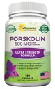 ASquared Beslenme Forskolin 500 mg Max Strength-180 Capsules,Forskolin Supplement for Pure Kilo Kaybı Yakıt, Coleus Forskohlii Root - Forskolin Diyet Pills, Belly Buster Fat Burner 2X Slim