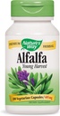 Nature's Way Alfalfa Leaves, 1.215 mg, 100 Vegetarian Capsules, Pack of 2
