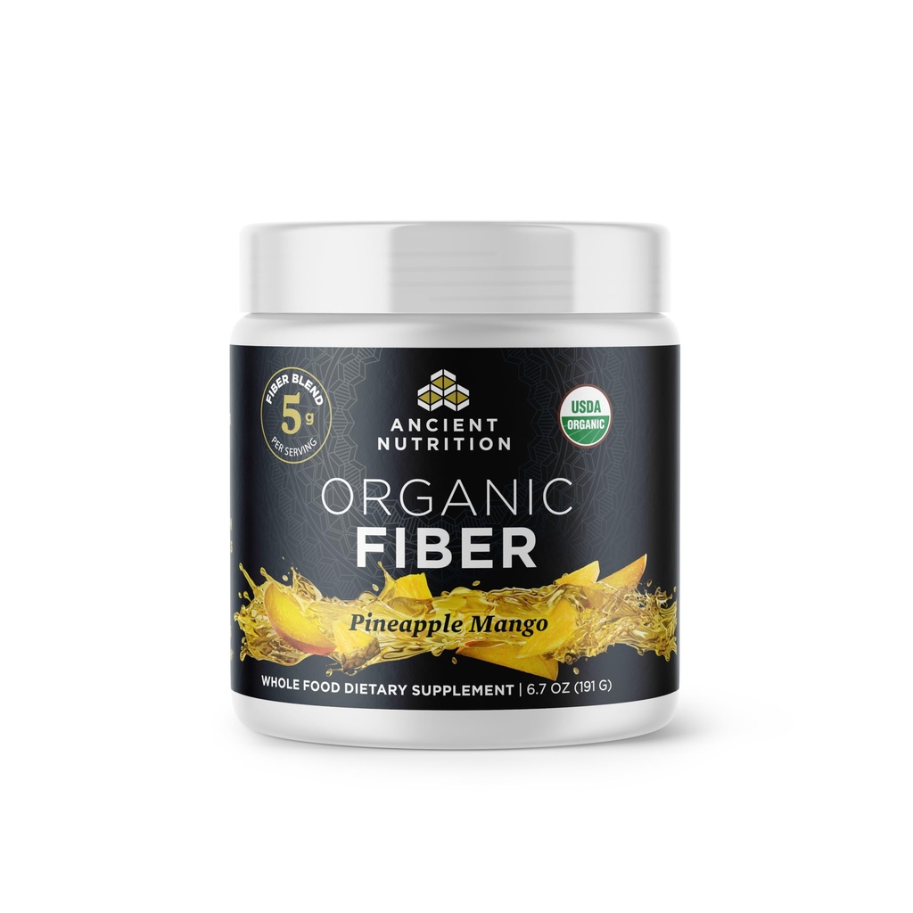 Eski Beslenme Organik Fiber Toz, Pineapple Mango, Acacia & Kon Rootjac, Supports Digestive Health, İndirmek, 6.4 oz