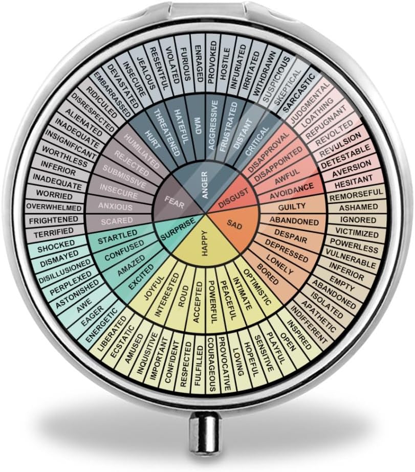 Feels Pill Box Purse Pocket Small Round Pill Case Dekoratif Kutu Metal Tıp Vitamini Pill Organizer Portatif Benzersiz Hediye, 19.68in/50cm, Silver 1