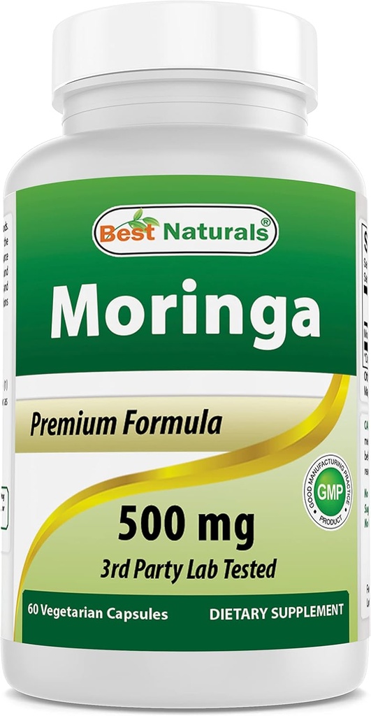 En İyi Doğallar Moringa Superfood 500 mg 60 Veggie Capsules